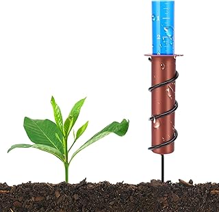Estink Estink Floating Rain Gauge, Ground Mounted Plastic Cylinder Rain Water Measurement Tube with Scale For Home Lawn Patio  - Image 1