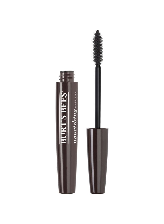 Burt's Bees Mascara, Lengthens Lashes, 100% Natural Makeup, Classic Black - Image 1