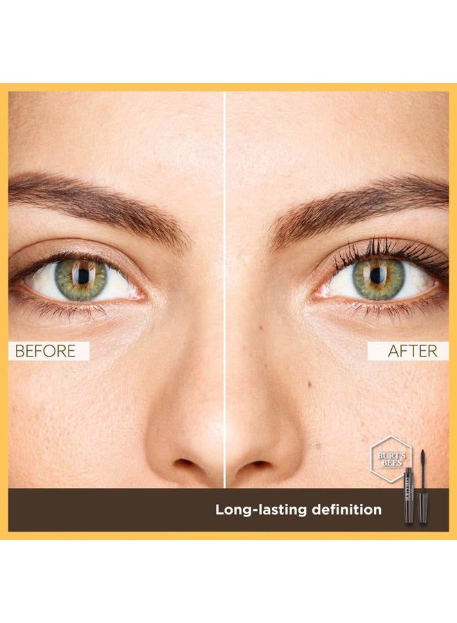 Burt's Bees Mascara, Lengthens Lashes, 100% Natural Makeup, Classic Black - Image 5