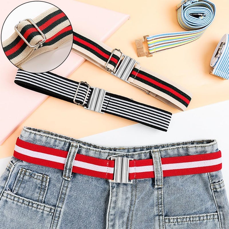 klarako 6 Sets Metal Side Release Buckles, Alloy Waist Belt Clip Closure 29/40/60mm Strap Webbing Bracelet Lock Fastener Hardware for Backpack Strap Clothes Tape Belt Pet Collar, Platinum - Image 5