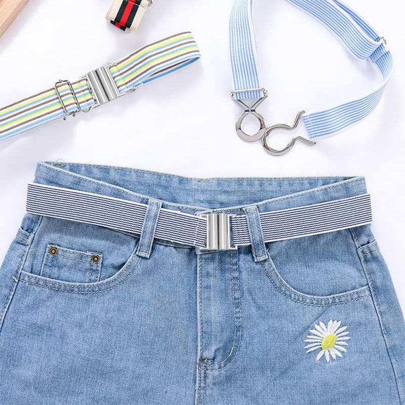 klarako 6 Sets Metal Side Release Buckles, Alloy Waist Belt Clip Closure 29/40/60mm Strap Webbing Bracelet Lock Fastener Hardware for Backpack Strap Clothes Tape Belt Pet Collar, Platinum - Image 4