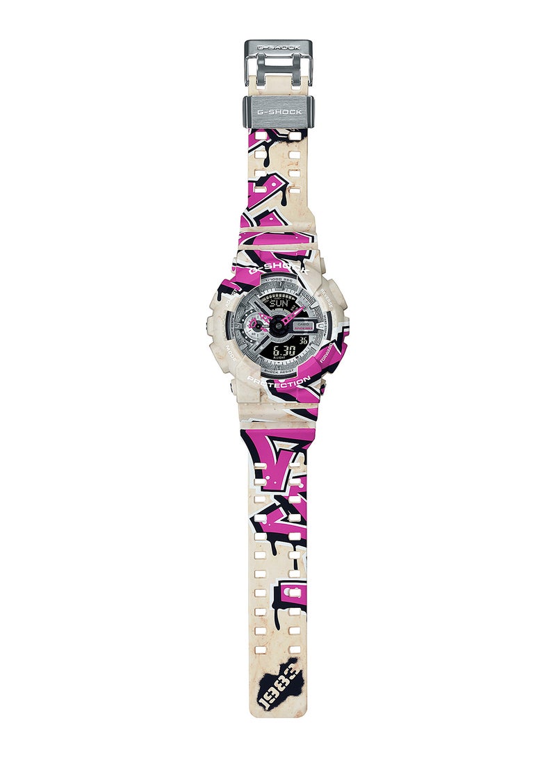G-SHOCK Men's Analog+Digital Resin Wrist Watch GA-110SS-1ADR - 45 Mm  - Image 2