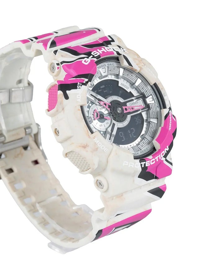 G-SHOCK Men's Analog+Digital Resin Wrist Watch GA-110SS-1ADR - 45 Mm  - Image 4