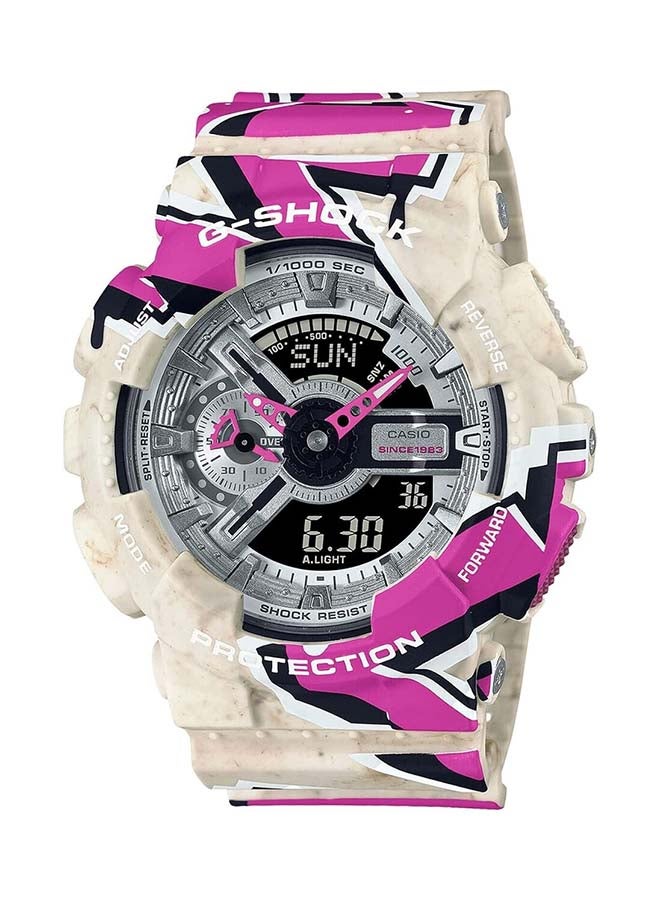 G-SHOCK Men's Analog+Digital Resin Wrist Watch GA-110SS-1ADR - 45 Mm  - Image 3