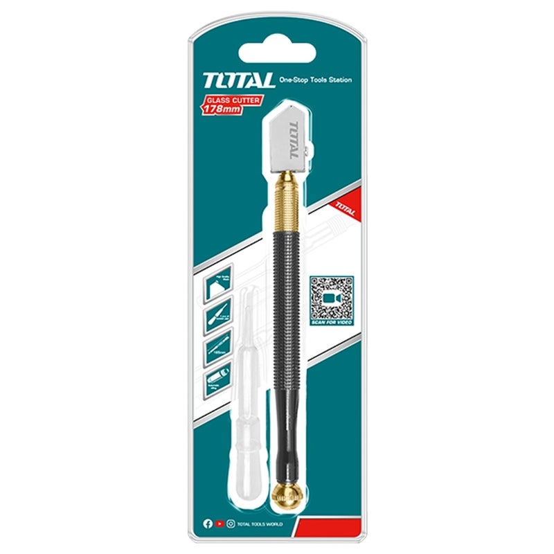 TOTAL MR LIGHT TOTAL Glass Cutter with Iron Body with 1 Oil Suction Pipe, Auto Oils Feed, Cutting Length 5000 m - Image 2