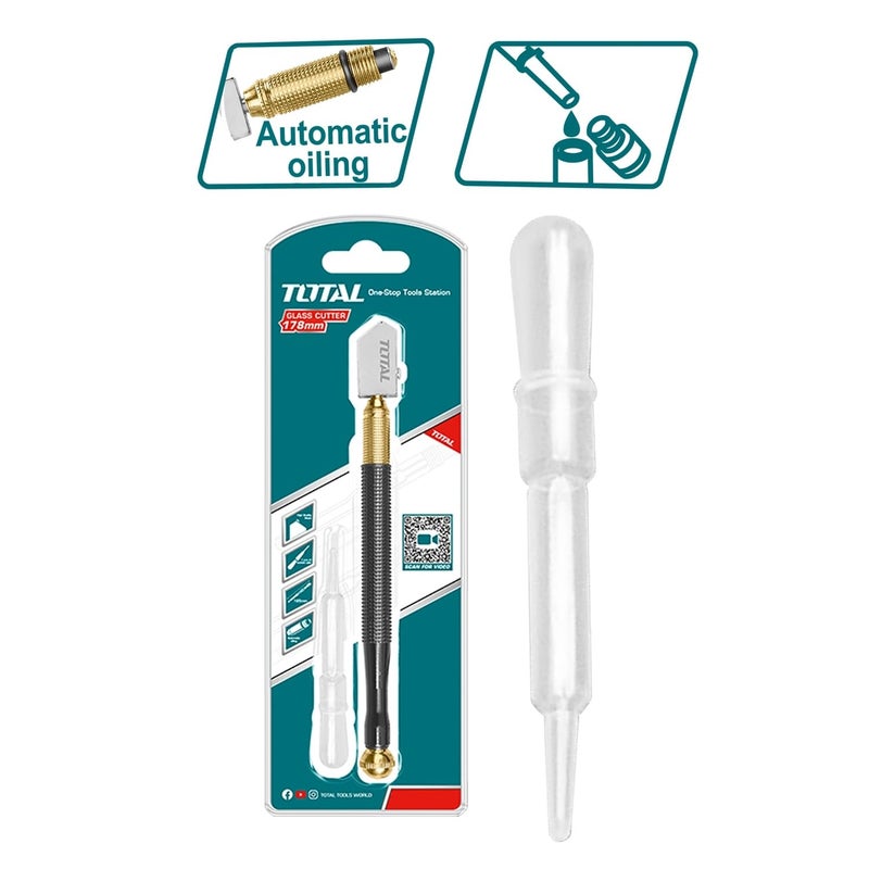 TOTAL MR LIGHT TOTAL Glass Cutter with Iron Body with 1 Oil Suction Pipe, Auto Oils Feed, Cutting Length 5000 m - Image 4