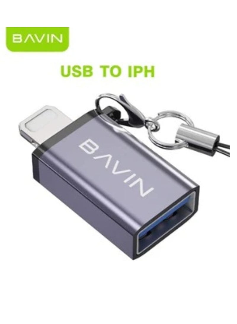 Bavin OTG Adaptor USB 3.0 Fast Data Transfer for iPhone Phones and Laptop Tablet Gamepad Printer Keyboard - Image 1