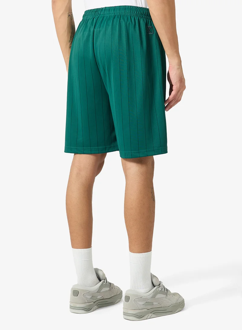 Karl Kani  KK Insignia Shadow Pinstripe Soccer Short for Men | Best Price UAE