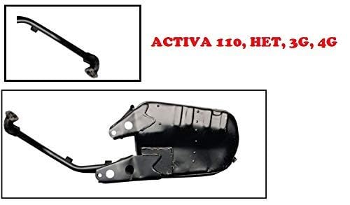 VTRUST Silencer Bend Pipe Compatible for Honda Activa 3G / 4G / 110 | Black Exhaust Connecting Pipe - Image 3