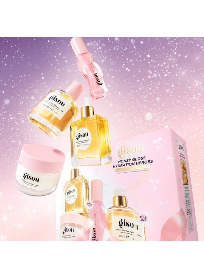 gisou Honey Gloss Moisturizing Set 4 Pieces - Image 4