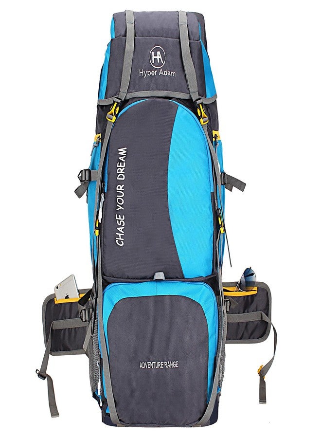 Hyper Adam 60 Ltr Travel Bag for Men, Sky Blue | Rucksack Backpack for Outdoor Sport Camp, Hiking, Camping | Trekking Bag - Image 1