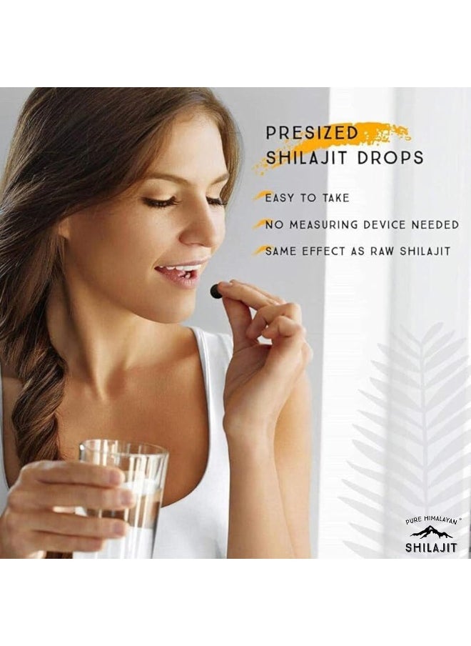 Pure Himalayan Shilajit - Shilajit Dry Drops from Pure Himalayan Shilajit - Original Siberian Shilajit, 100% Pure, Trace Minerals & Fulvic Acid (120 drops) - Image 1