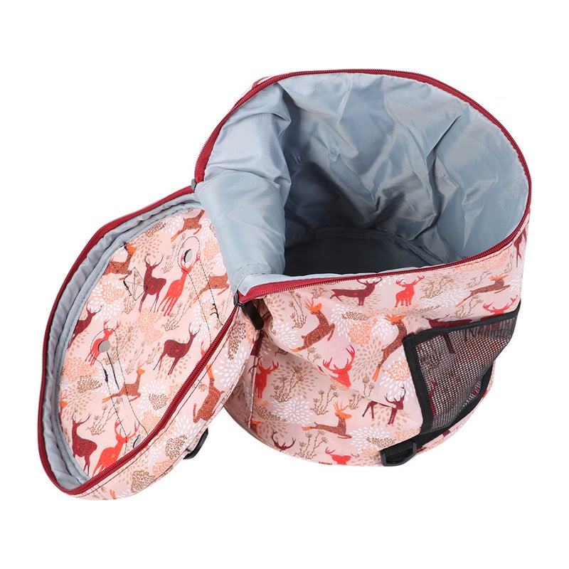 Knitting Storage Bag Portable Crochet Hook Needle Sewing Tool Accessories Case(Large Barrel) - Image 4