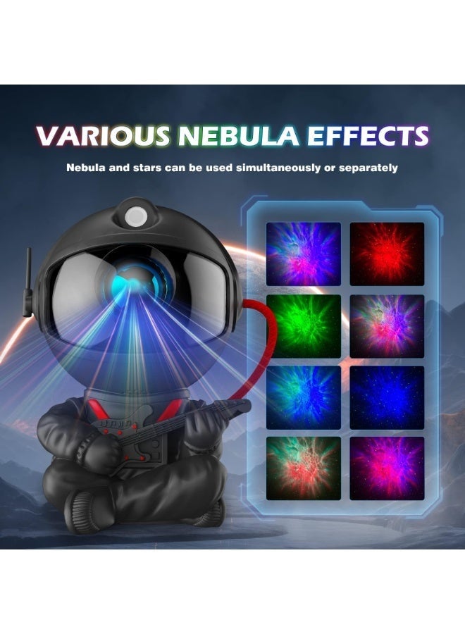 كيلا مصباح ليلي على شكل رائد فضاء، مصباح نجوم مجرة ​​لغرفة النوم - ديكور فضائي للأطفال مع جهاز تحكم عن بعد ومؤقت، مصباح سقف على شكل سماء مرصعة بالنجوم لغرفة الأولاد والبنات، مسرح منزلي - Image 2