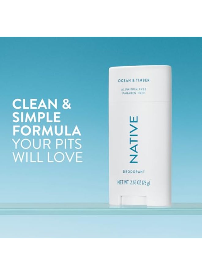 Native Ocean Timber Deodorant 265oz - Image 3