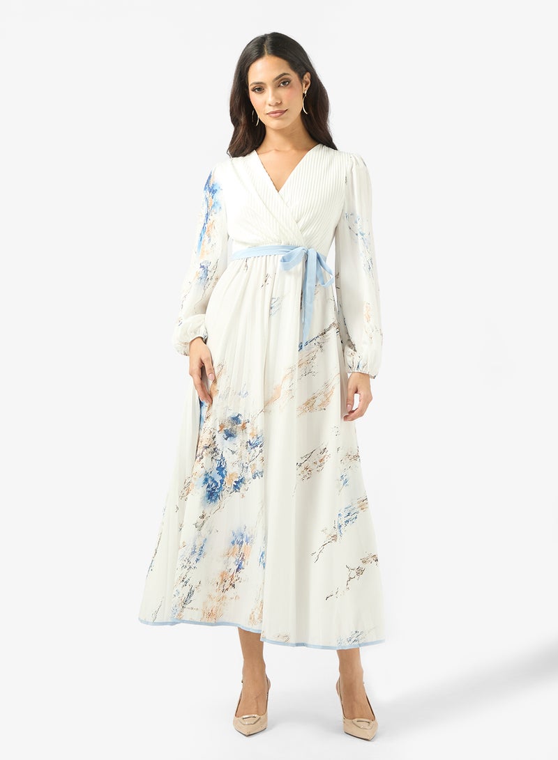 ايلا فستان بطبعة زهور - Image 1