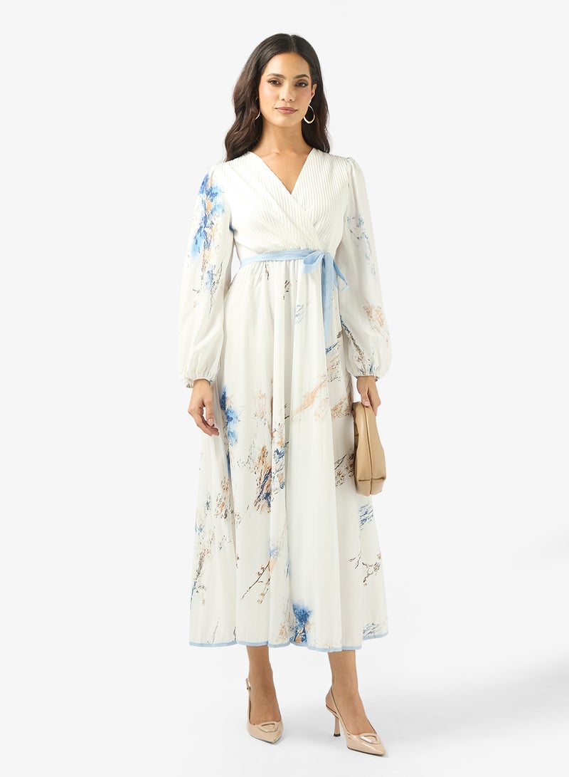 ايلا فستان بطبعة زهور - Image 4