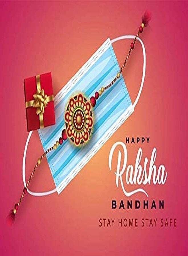 Ingo Creation Designer Lumba Rakhi Combo for Bhaiya/Bhai Bhabhi & Kids - Set of 1 Rakhi with Roli Chawal and Plate - Image 4