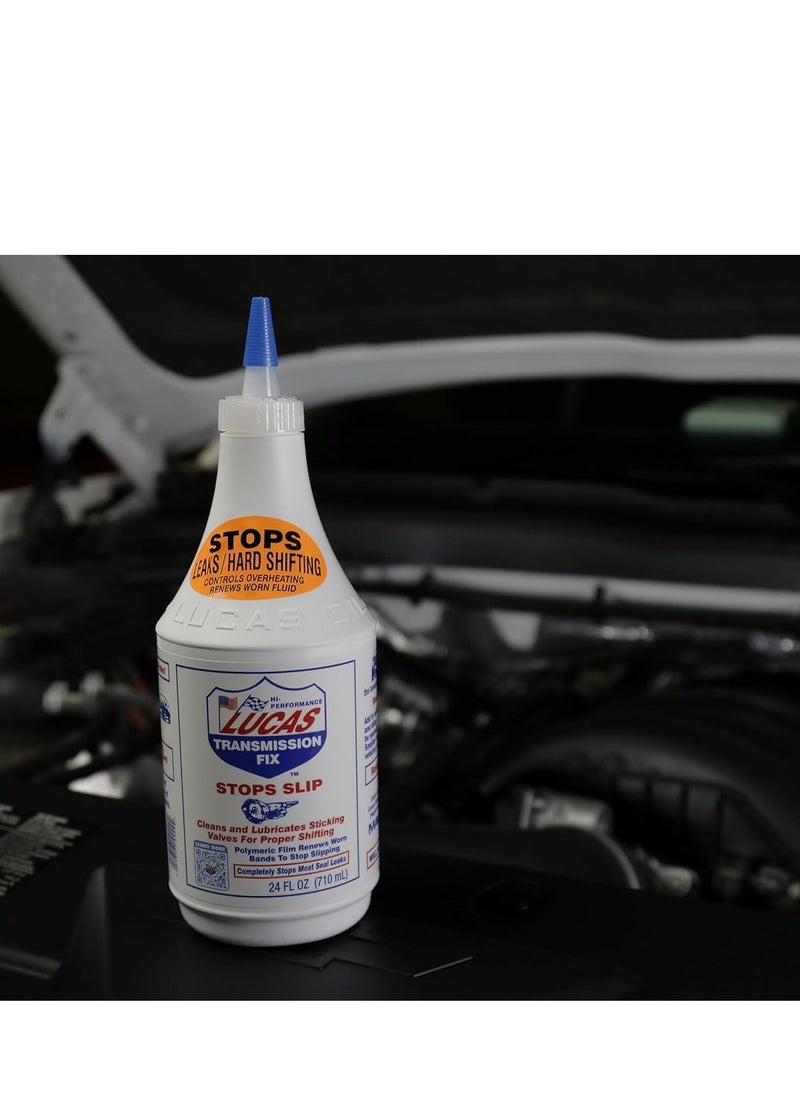 LUCAS OIL - زيت لوكاس 10009 لإصلاح ناقل الحركة - 24 أونصة، أبيض - Image 1