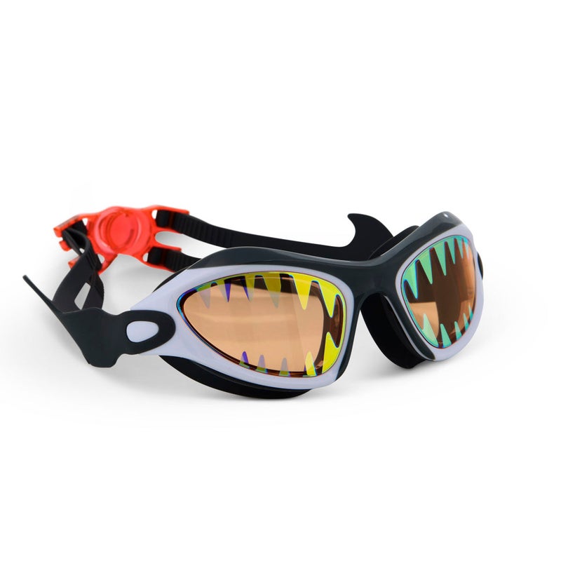 Bling2O Great Bite Megamouth Swim Goggles (White/Black) - Image 3