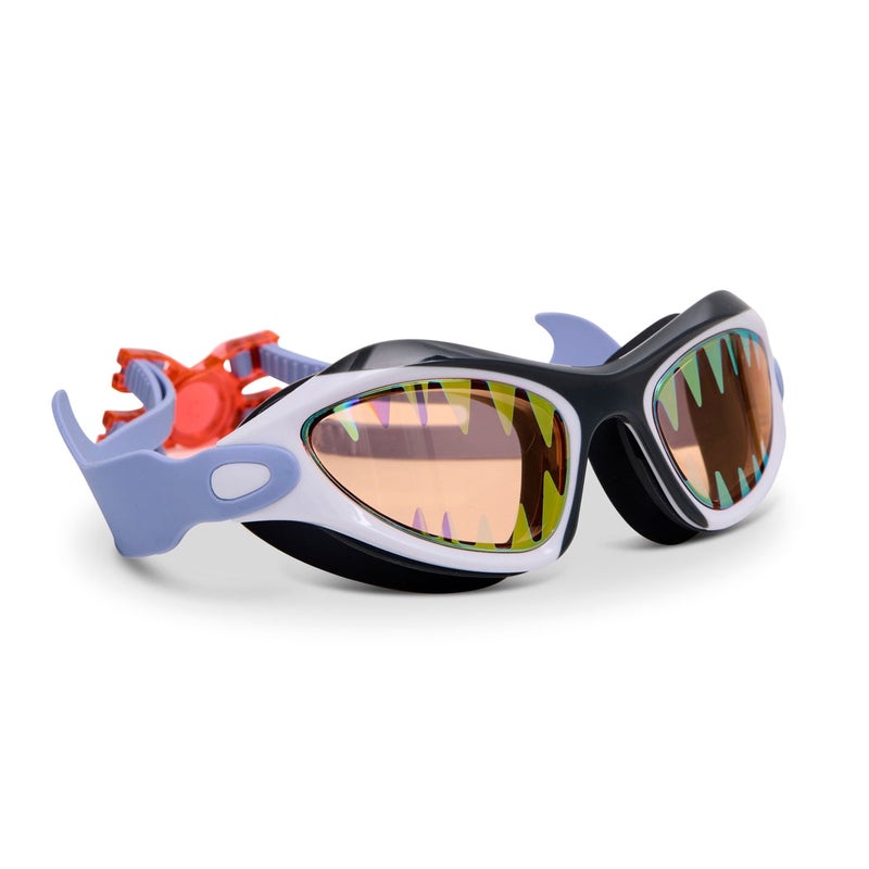 Bling2O Great Bite Megamouth Swim Goggles (White/Black) - Image 2