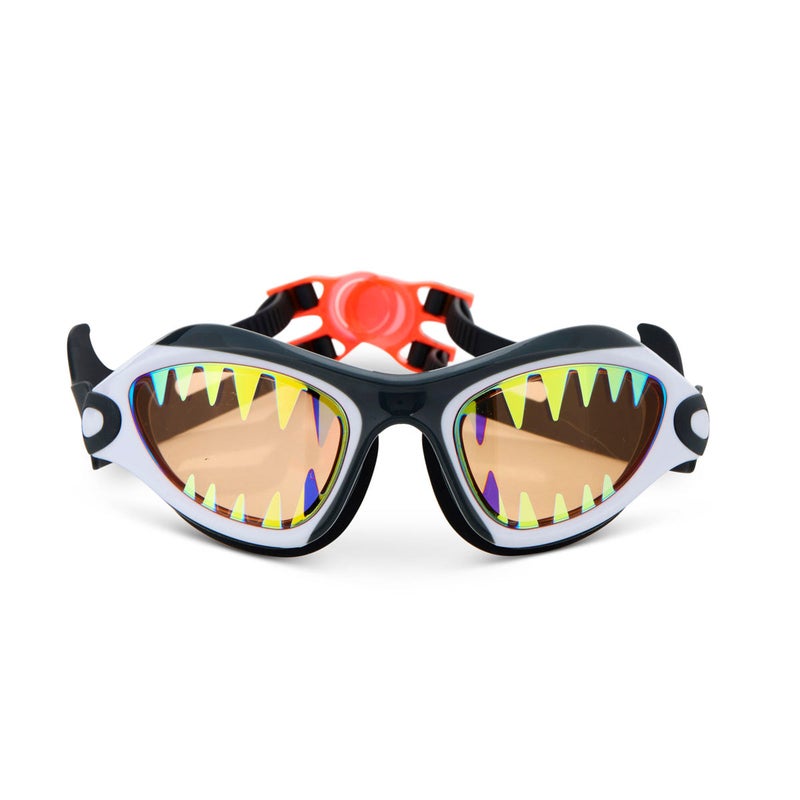 Bling2O Great Bite Megamouth Swim Goggles (White/Black) - Image 1