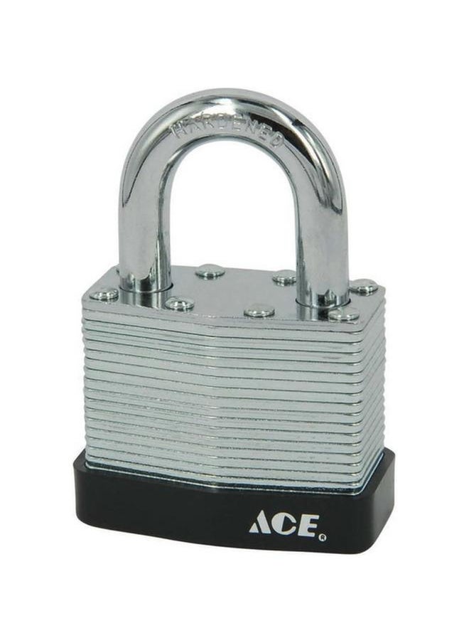 ACE 4-Pin Anti-Theft Tamper-Resistant Laminated Padlock Silver 30mm 730  - Image 2
