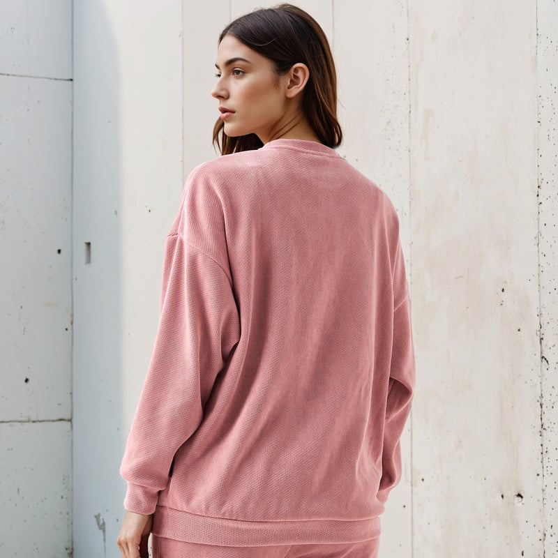 SP Characters Oversized Sweatshirt with Minnie Mouse Embroidery Polyester Blend - Image 4