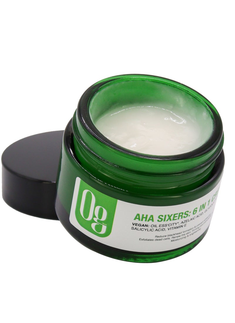 Og Plus - AHA Sixers: 6 in 1 Cream - Image 1