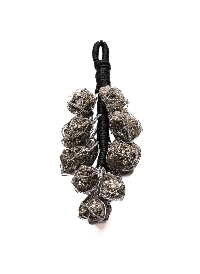 Plus Value Plus Value Natural Golden Pyrite Raw Stone Hanging from Peru for Attracting Wealth Abundance Business Luck Vastu Feng Shui Reiki Healing Crystals for Home Office Decor and Gifting  - Image 5
