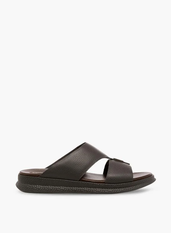 لو كونفورت Men Leather Slip-On Arabic Sandals Ramadan Collection