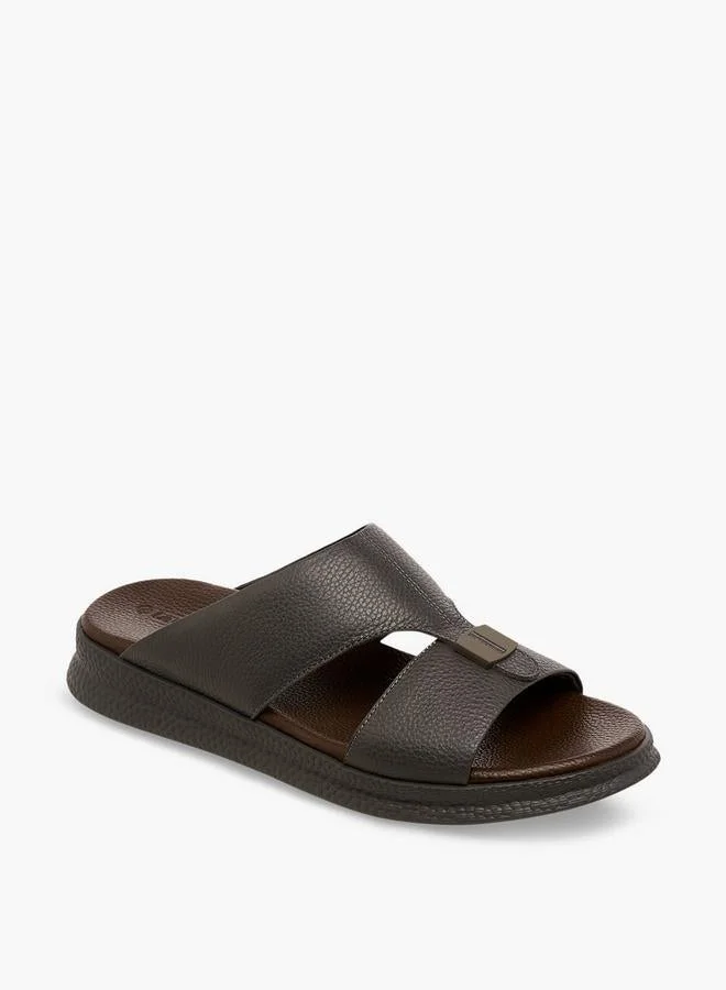 لو كونفورت Men Leather Slip-On Arabic Sandals Ramadan Collection