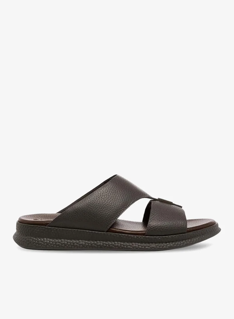 لو كونفورت Men Leather Slip-On Arabic Sandals Ramadan Collection