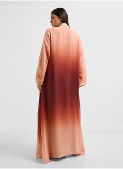 V-Neck Ombre Flared Sleeve Abaya - pzsku/Z10A91239B09E3D7973E0Z/45/_/1737356651/72577679-277b-4b7f-b23c-d12a1bb70edb