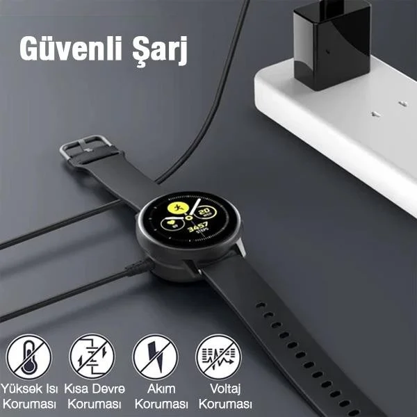 بولهاموبيل Polham 1mt Ultra Fast Watch Charging Cable Compatible with Samsung Galaxy Watch 5, Watch 5 Pro, Watch 3, Watch 4