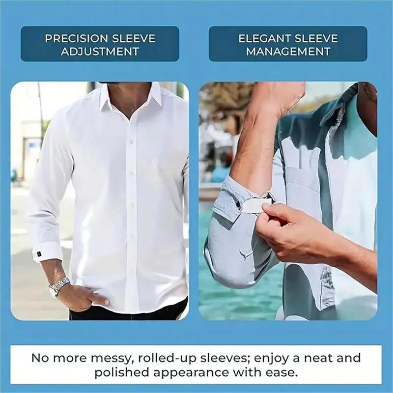 5Pairs Shirt Sleeve Buckle Extension Straps Garters Summer For Men Women Extended Buttons Accessories - Image 3
