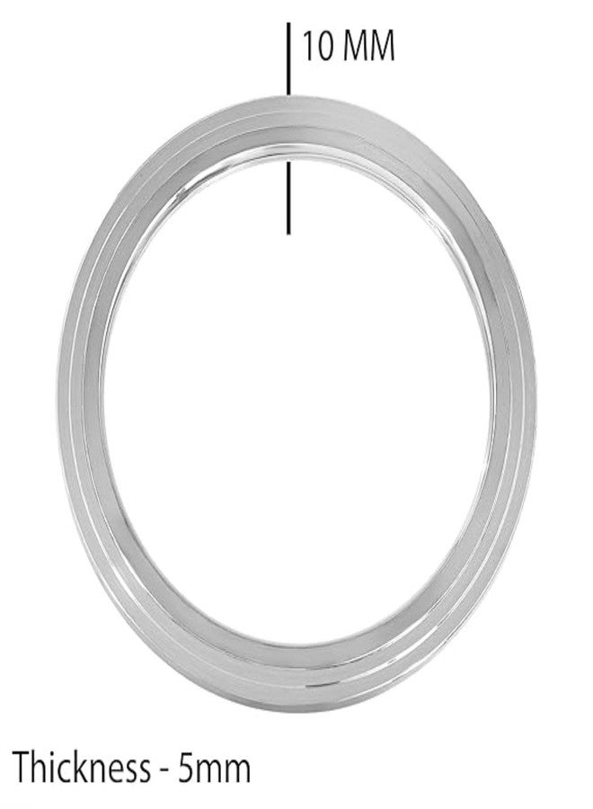 Superstore18 سوار رجالي أنيق مسطح من الفولاذ المقاوم للصدأ من سوبرستور 18 (SST8171KDNI) (2.12) - Image 2