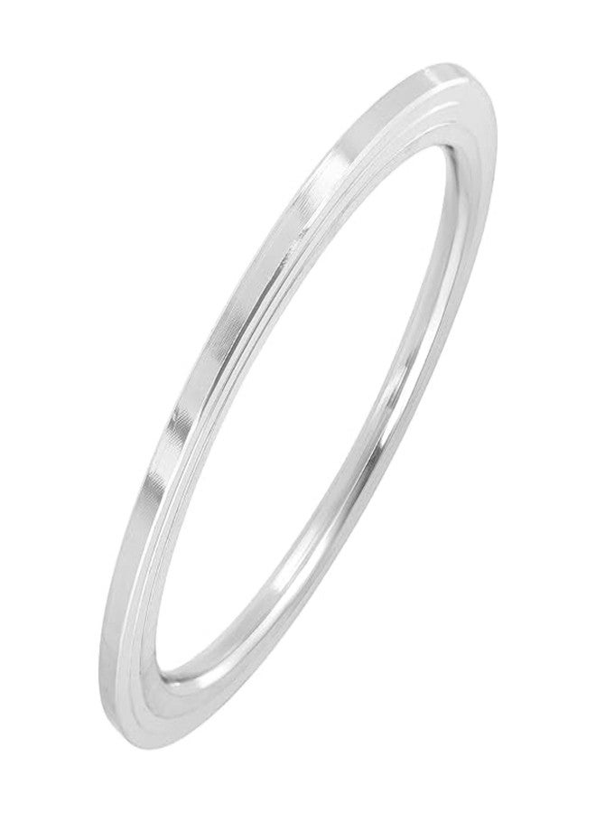Superstore18 سوار رجالي أنيق مسطح من الفولاذ المقاوم للصدأ من سوبرستور 18 (SST8171KDNI) (2.12) - Image 1