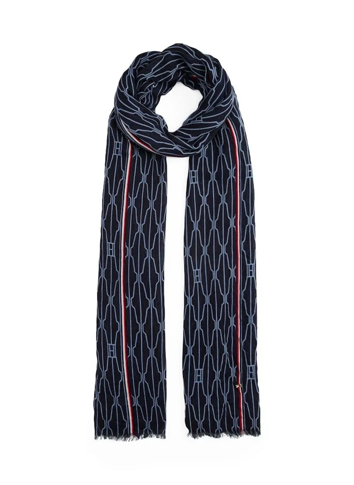 TOMMY HILFIGER Printed Knitted Scarve