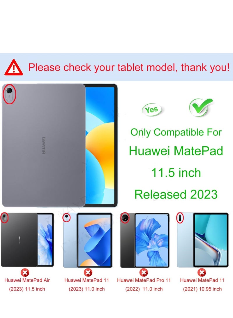 Case for Huawei MatePad 11.5 Tablet Case Leather Folding stand All-inclusive protection Tablet Case for Huawei MatePad 11.5 (Graffiti) - Image 2