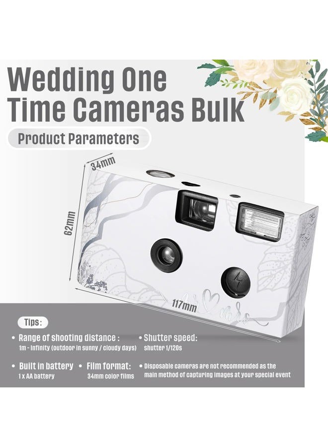 LEIFIDE 4 Pcs Disposable Camera Single Use Film Camera One Time Camera for Photography with Flash Color Film for Wedding, Anniversary, Travel, Camp, Party Supplies, Birthday Gift (Stylish Style) - Image 3