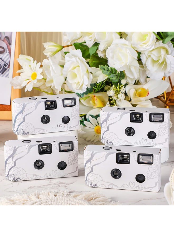 LEIFIDE 4 Pcs Disposable Camera Single Use Film Camera One Time Camera for Photography with Flash Color Film for Wedding, Anniversary, Travel, Camp, Party Supplies, Birthday Gift (Stylish Style) - Image 2