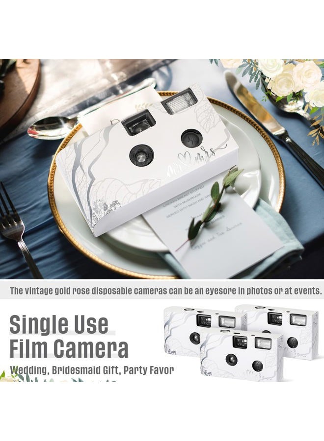 LEIFIDE 4 Pcs Disposable Camera Single Use Film Camera One Time Camera for Photography with Flash Color Film for Wedding, Anniversary, Travel, Camp, Party Supplies, Birthday Gift (Stylish Style) - Image 5