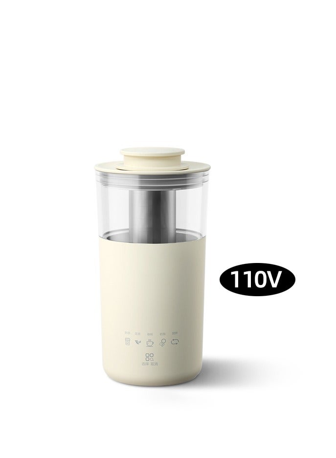AROAQ 5 in 1 Electric Coffee Maker, 350ml Electric Milk Frother, Multifunction Portable Milk Tea Machine Milk Frother Automatic Tea Maker  - Image 1