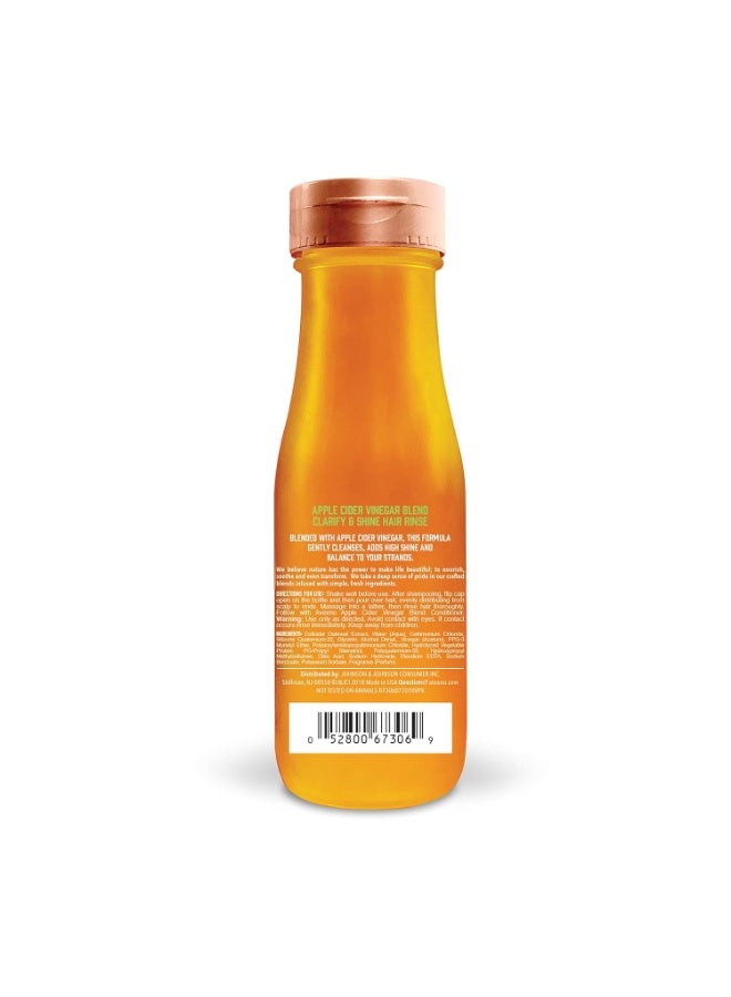 Aveeno Apple Cider Vinegar Clarifying In-Shower Rinse for Balanced, Shiny Hair - Sulfate-Free, pH-Balancing Treatment for Oily or Dull Hair, Paraben & Dye-Free, 6.8 Fl Oz - Image 2