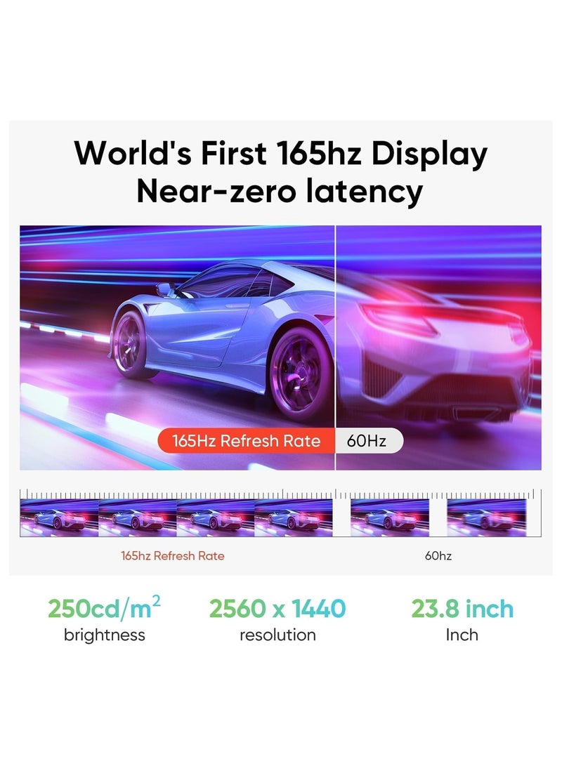 XP-PEN Artist Pro 24 Gen 2 Graphics Drawing Tablet with Screen, 23.8" 165Hz Fully Laminated Display, , Dual 16K Stylus, Professional Drawing Monitor - Image 2