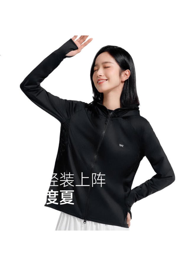 Vvc Chengyi Same Style Sun Protection Clothing For Women, Uv-Resistant, Cool And Breathable, Urban Light Outdoor Jacket, Fashionable Black, M - Image 1