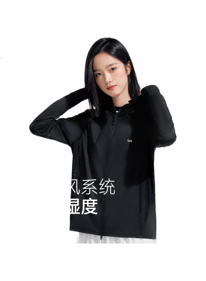 Vvc Chengyi Same Style Sun Protection Clothing For Women, Uv-Resistant, Cool And Breathable, Urban Light Outdoor Jacket, Fashionable Black, M - Image 2