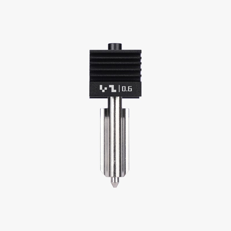 Bambu Lab - High Flow Hotend with hardened steel nozzle - 0.6 mm (Compatible: H2C, H2D Pro, H2S, P2S, H2D, X2D) Black