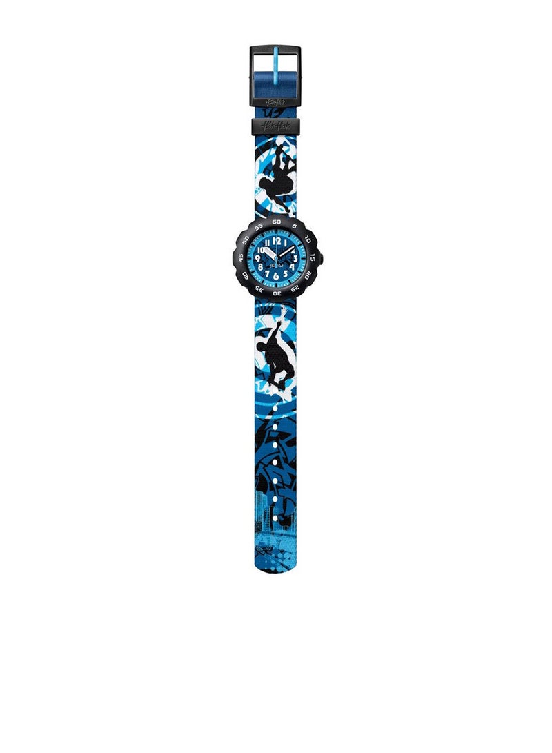 Swatch Kids Unisex Skater Boy Quartz Movement Water Resistant Wrist Watch - 32 Mm - Image 2